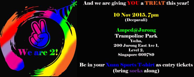 Xuan Sports celebrates our 2nd Anniversary!