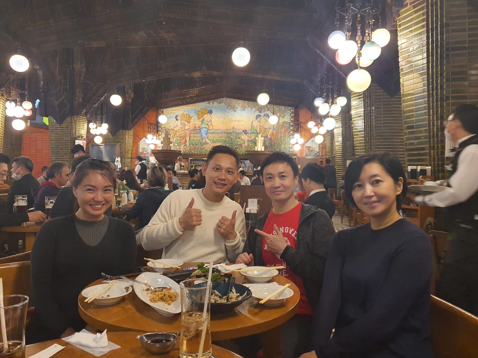 From left: Dianna, Coach JunMing, Master Kong Xiangdong, Mrs Kong From left: Dianna, Coach JunMing, Master Kong Xiangdong, Mrs Kong